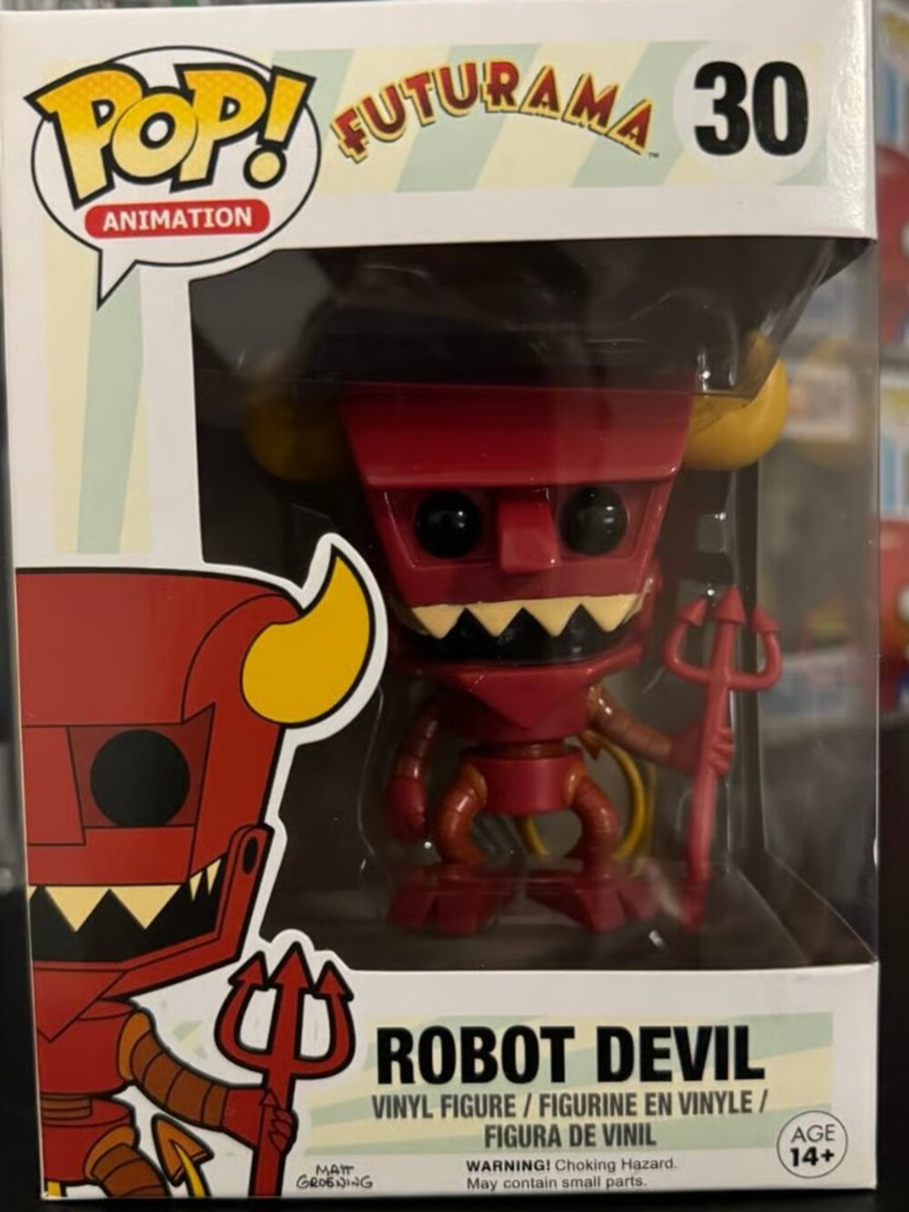 Funko Pop! Animation: Futurama Robot Devil #30 Vinyl Figure NIB